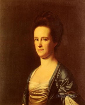  England Canvas - Mrs Elizabeth Coffin Amory colonial New England Portraiture John Singleton Copley